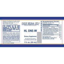 Pure Herbs: HL ONE-W - 1 oz. (Natural Herbal Extracts) image 2