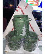 Set of (3) 5” Holiday TREE Lanterns w/Gift Boxes + Timer by Candle Impre... - €23,85 EUR