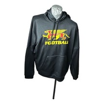 Adidas Gryphon Mens Hoodie Size XL Football Pullover Black Activewear - $36.18