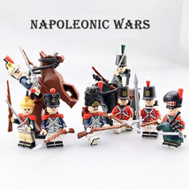 Napoleonic Wars French Dragoon and British Army Set 10 Minifigures Lot - £11.67 GBP