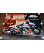 Eddie Krawiec Harley Davidson Poster Vintage Screamin Eagle - $475.79 MXN