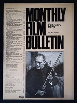 BFI Monthly Film Bulletin Magazine February 1973 mbox1358 - No.469 Elvis On Tour - £4.97 GBP