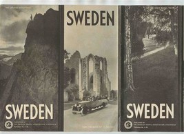  Sweden Photo Brochure with Map 1932 English  - $27.72