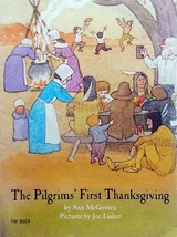 The Pilgrims&#39; First Thanksgiving by Ann McGovern / 1973 Scholastic TW 2609 - £2.66 GBP
