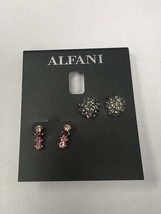 Alfani 2-PC. Set Stud and Drop Earrings: Silver-Tone - £8.95 GBP