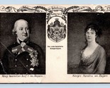 Maximilian I Joseph of Bavaria and Karoline of Baden Portrait DB Postcar... - £13.14 GBP