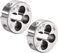 Uxcell 1/4-28 Unf Round Die, Machine Thread Right Hand Threading Die,, 2Pcs - £23.18 GBP