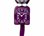 Limited Edition Kit Cat Klock Boysenberry Kit-Cat (15.5″ high) Redish Pu... - $81.99