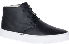 Sperry Top-Sider Women&#39;s Endeavor Black Leather Chukka Boot Sneaker Shoes NIB - £31.85 GBP