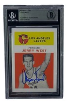 1961 West Signed La Lakers Reprint Fleer Rookie Card #43 Low-
show original t... - £92.41 GBP
