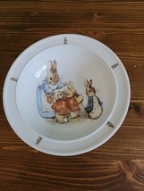 The World of Beatrix Potter Peter Rabbit 7” Bowl Reutter Porzellan Germany 2005 - £6.77 GBP