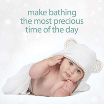 Organic Bamboo Baby Hooded Towel Ultra Soft And Super Absorbent Baby Towels - $9.78