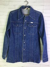 VTG Do Nothing Sedgefield Mens Size S Denim Shirt Jacket Pearl Snap Butt... - £30.46 GBP