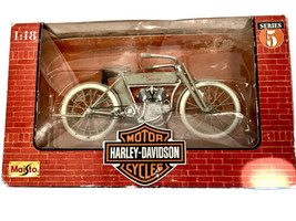 Harley Davidson Maisto 1909 Twin 5D V-Twin Die Cast Metal Vintage Collectible - £15.71 GBP