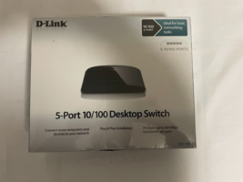 D-Link DES-1005E 5-Port 10/100 Desktop Switch SEALED - e485 - $145.95 MXN