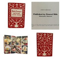 Vintage 1950 Betty Crocker’s Picture Cook Book First Edition 449 Pages - £68.11 GBP