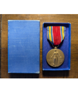 World War II 2 WWII Bronze Victory Medal Original Box Medallic Art Co. N... - $27.01 CAD