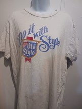 Heileman&#39;s Old Style Beer Do It With Style T Shirt Size Large - £7.83 GBP