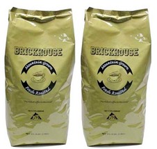 BRICKHOUSE 100% COLOMBIAN FRESH ROASTED COFFEE  BEANS 2 BAGS 5 LBS EA - £67.41 GBP