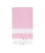 Bello Turkish Beach Towel, Soft Peskir Pink, Handwoven Peshtemal, 39 x 6... - $27.95