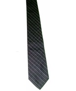 Apt. 9 Men&#39;s 100% Silk Neck Tie Purple White Stripe Necktie 60&quot;L - £4.88 GBP
