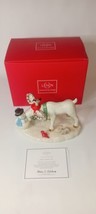 Lenox MARCEL&#39;S SNOWY FRIEND Moose Figurine Figure Limited Edition Annual... - $149.63