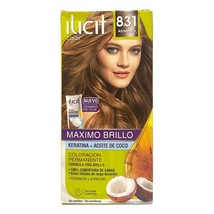 Ilicit Color Permanente 8.31 Almendra Máximo Brillo 100% Cobertura de Canas - £11.20 GBP