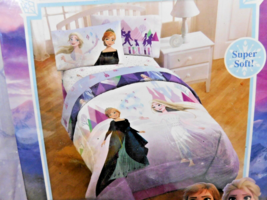 New Disney Frozen Microfiber Comforter FULL kids - CUTE - £18.87 GBP