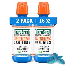 Mouthwash, Icy Mint Flavor, Alcohol-Free, 16 Fl Oz (Pack of 2)  - £19.34 GBP
