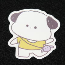 Puppy Dog Green Shirt Top Purple Cross Body Bunny Bag Cute Chibi Kawaii Sticker - £2.20 GBP