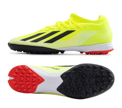 adidas X Crazyfast League TF Men&#39;s Football Shoes Soccer Sport Yellow NWT IF0698 - £75.95 GBP+