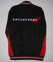 Dodge  Racing Black Embroidered Nylon Jacket New JH Design  XL - £78.68 GBP