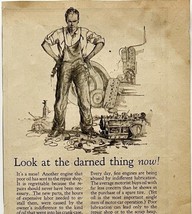 1925 Pennsylvania Crude Oil (Pennzoil) XL Advertisement 12.5 x 5.25 Ephe... - $40.25 CAD