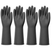 Petacffe Kitchen Cleaning Rubber Gloves Medium Non-Slip Waterproof - $3.63