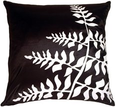 Pillow Décor Gray With White Bold Fern Throw Pillow - $29.95+