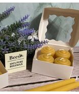 Gift Box of 100% Pure Beeswax Votive Candles – Handmade in Minnesota - $8.00