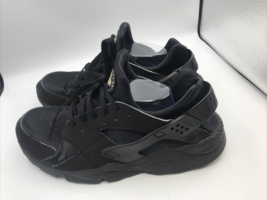 Nike Air Huarache Shoes Men&#39;s Size 12 Black Athletic Running Sneakers 318429-003 - £22.68 GBP