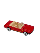 Hot Wheels Mustang 1983 Red Convertible Diecast Toy Car Vintage - $7.49