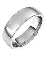 Authenticity Guarantee 18K White Gold 6 mm European Wedding Band - $1,909.00+