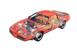 1982-1992 Pontiac Firebird Cross Section | POSTER | 24X36 Inch | Vintage classic - £17.62 GBP