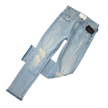 NWT Mother The Rascal Ankle Undone Hem in Vacation Temptation Straight Jeans 30 - £110.44 GBP