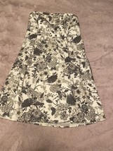 NWT Women’s Old Navy sleeveless spring Summer Dress white/gray 14 - £19.36 GBP