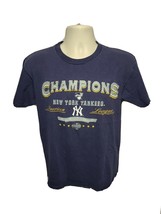 2003 NY Yankees MLB American League World Series Champions Womens M Blue... - $17.82