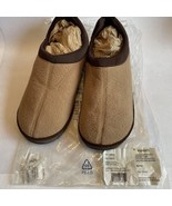 Unisex Memory Foam Slippers 9, 9.5 Tan Indoor Walker Slipper With Anti-Skid - $9.10 CAD