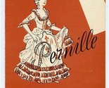Pernille Restaurant Menu 6th &amp; San Carlos Carmel by the Sea California 1... - £66.88 GBP