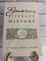 Eighteenth-Century Literary History : An MLQ Reader by Marshall Brown (1999, Tra - £14.15 GBP