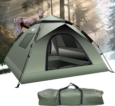 Camping Tents: Instant Pop-Up Tents For 2-3 Persons, Automatic 60-Second... - £71.55 GBP