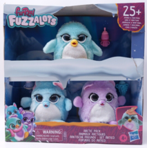 FurReal Fuzzalots Arctic Pack Baby Furby lot w/ Bottles Polar Bear Pengu... - $402.88 MXN