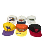 6 Vintage Autographed NASCAR Hats Cartoon Network Sterling Marlin Waltrip - $129.99