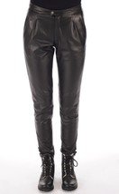 Women&#39;s Leather Pants Genuine Lambskin Leather Party Skinny Legging Trou... - $160.80 CAD